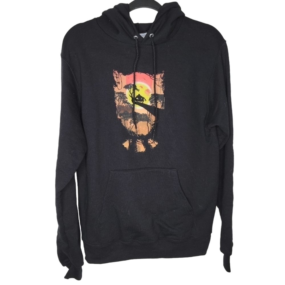 Champion Marvel Black Panther Eco Authentic Pullover Hoodie Size Small